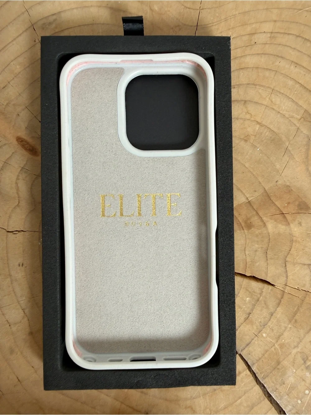 BURGA Elite Personalized “LINDSAY” Pink Marble iPhone Case w/ Box